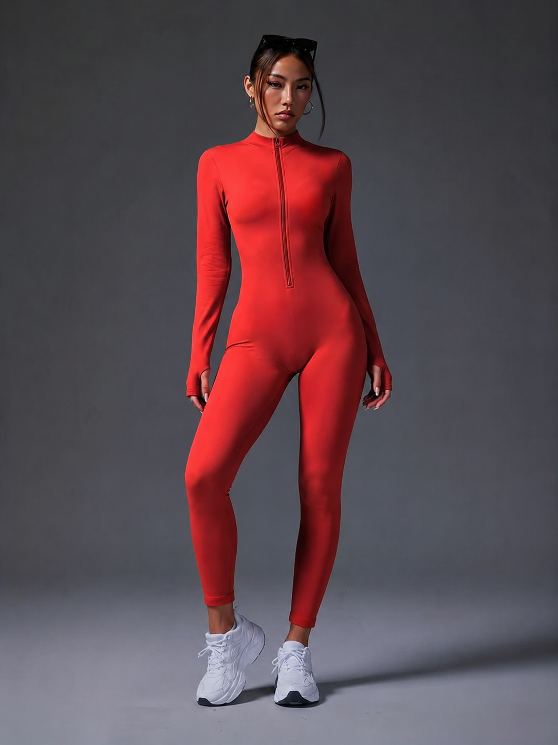 EMBODI Seamless Long-Sleeve Jumpsuit