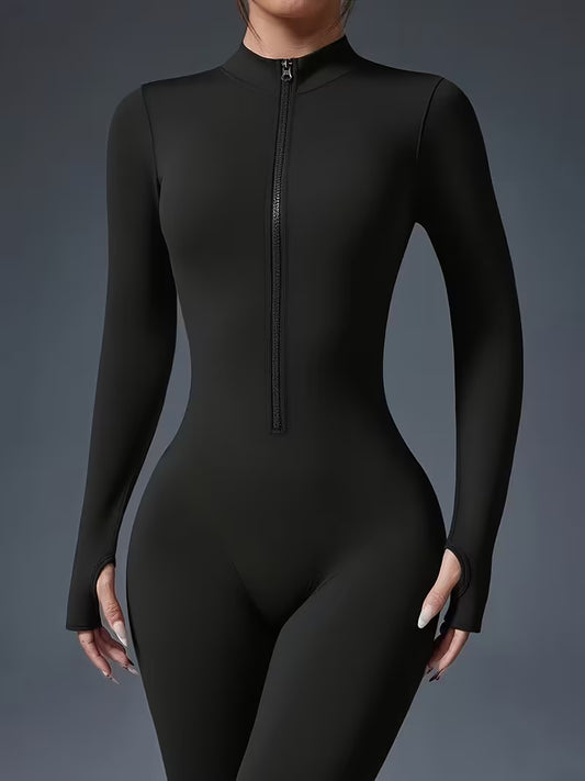 EMBODI Seamless Long-Sleeve Jumpsuit