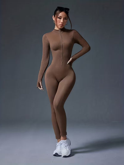 EMBODI Seamless Long-Sleeve Jumpsuit