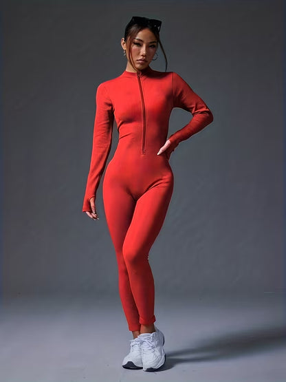 EMBODI Seamless Long-Sleeve Jumpsuit